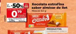 Dia Xocolata extrafina sabor almívar de lle oferta