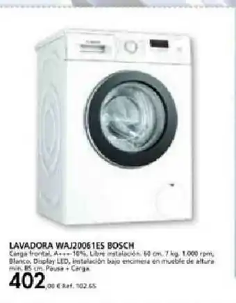 Coferdroza Lavadora Waj20061es Bosch oferta