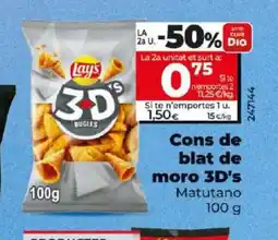 Dia 3D's Cons de blat de moro oferta