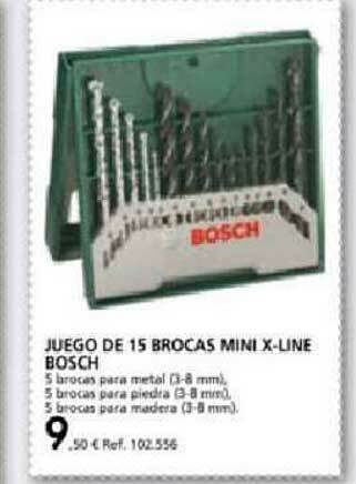Coferdroza Juego De 15 Brocas Mini X-line Bosch oferta