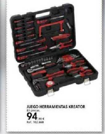 Coferdroza Juego Herramientas Kreator oferta