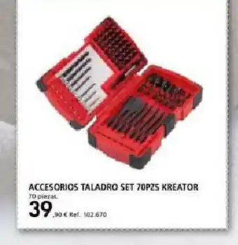 Coferdroza Accesorios Taladro Set 70 Pzs Kreator oferta