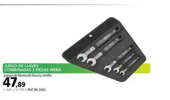 Coferdroza Juego De Llaves Combinadas 5 Piezas Wera oferta