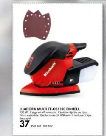 Coferdroza Lijadora Multi Te-051320 Einhell oferta