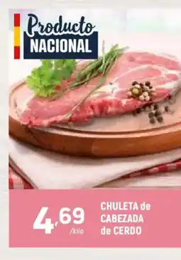 Coviran Chuleta de cabezada de cerdo oferta