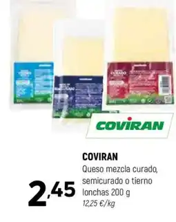 Coviran COVIRAN Queso mezcla curado, semicurado o tierno lonchas oferta