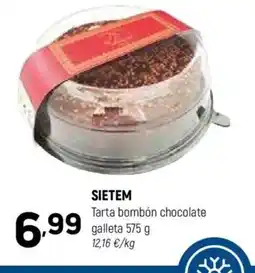 Coviran SIETEM Tarta bombón chocolate galleta oferta