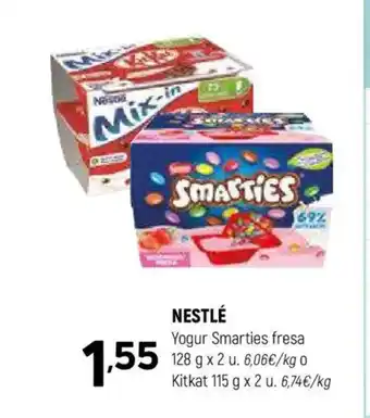 Coviran NESTLÉ Yogur Smarties fresa oferta