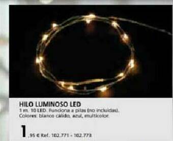 Coferdroza Hilo Luminoso Led oferta