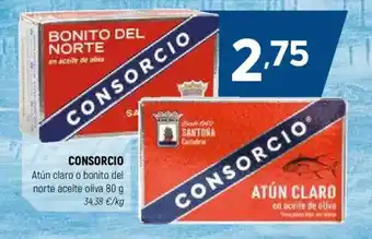 Coviran CONSORCIO Atún claro o bonito del norte aceite oliva oferta