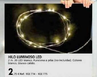 Coferdroza Hilo Luminoso Led oferta