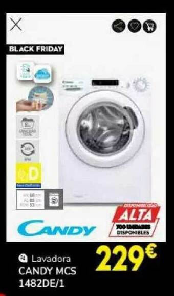 Conforama Lavadora Candy Mcs 1482de 1 oferta