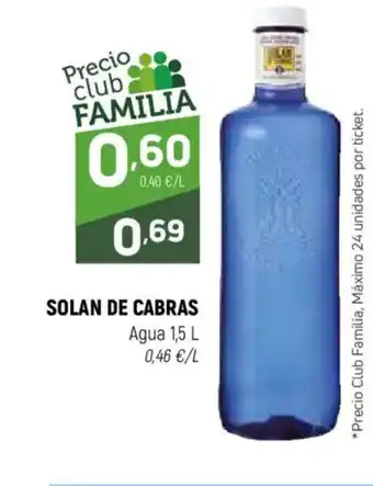 Coviran SOLAN DE CABRAS Agua oferta