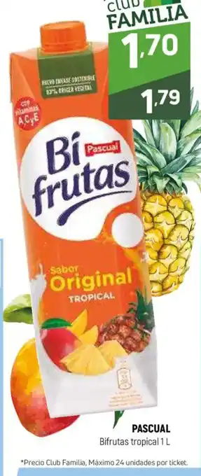 Coviran PASCUAL Bifrutas tropical oferta