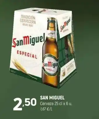 Coviran SAN MIGUEL Cerveza oferta