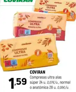 Coviran COVIRAN Compresas ultra alas oferta