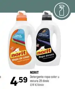 Coviran NORIT Detergente ropa color u oscura 28 dosis oferta