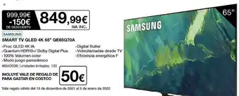 Costco Samsung Smart Tv Qled 4k 65 oferta