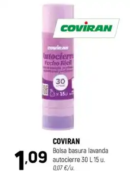 Coviran COVIRAN Bolsa basura lavanda oferta