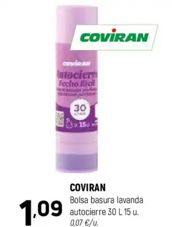 Coviran COVIRAN Bolsa basura lavanda oferta