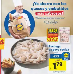 Lidl Pechuga de pavo cocida oferta