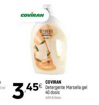 Coviran Coviran Detergente Marsella Gel 40 Dosis oferta
