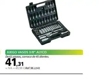 Coferdroza Juego Vasos 3/8" Alyco oferta