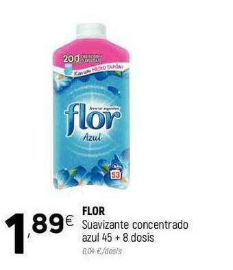 Coviran Flor Suavizante Concentrado Azul 45 +8 Dosis oferta