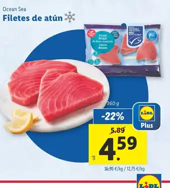 Lidl OCEAN SEA Filetes de atún oferta