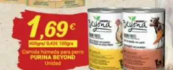 Supermercados Plaza Purina Beyond Comida Húmeda Para Perro Unidad 400 grs oferta