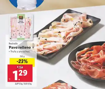 Lidl REALVALLE Pavo relleno oferta