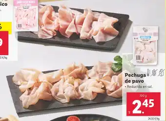 Lidl Pechuga de pavo oferta