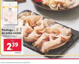 Lidl Pechuga de pollo cocida oferta