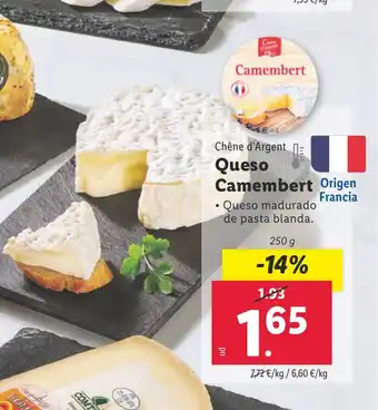 Lidl CHENE D'ARGENT Queso Camembert oferta