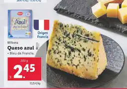 Lidl MILBONA Queso azul oferta