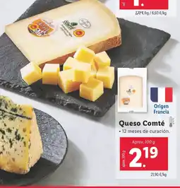 Lidl Queso Comté oferta