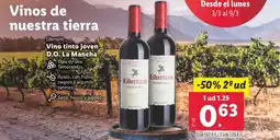 Lidl Vino tinto joven D.O. La Mancha oferta