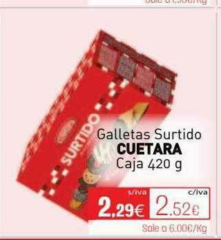 Cuevas Cash Galletas Surtido Cuetara oferta