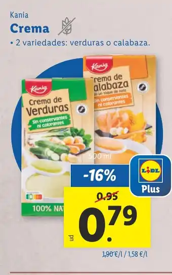 Lidl KANIA Crema oferta