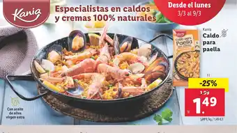 Lidl KANIA Caldo para paella oferta