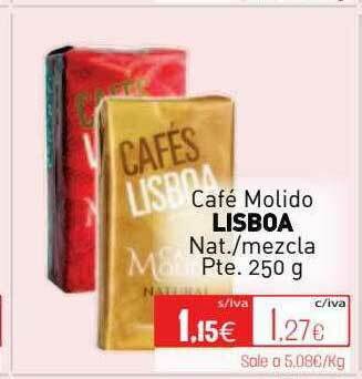 Cuevas Cash Café Molido Lisboa oferta