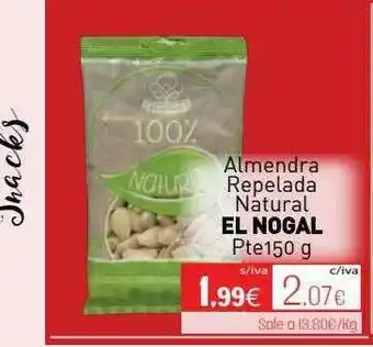 Cuevas Cash Almendra Repelada Natural El Nogal oferta