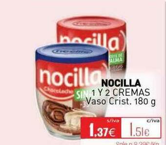 Cuevas Cash Nocilla 1 Y 2 Cremas Vaso Crist. oferta