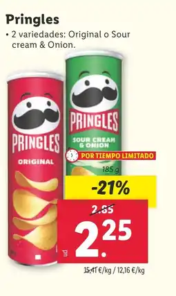 Lidl PRINGLES oferta