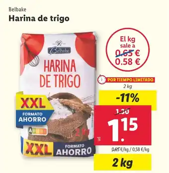 Lidl BELBAKE Harina de trigo oferta