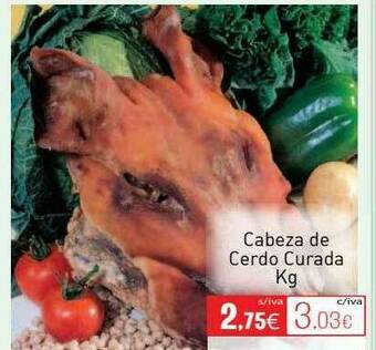 Cuevas Cash Cabeza De Cerdo Curada oferta