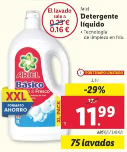 Lidl ARIEL Detergente liquido oferta