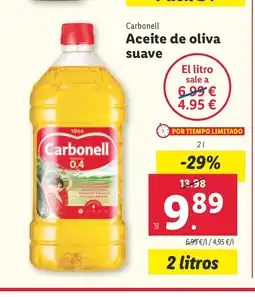 Lidl CARBONELL Aceite de oliva suave oferta