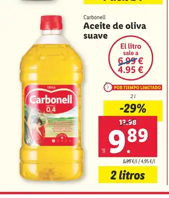 Lidl CARBONELL Aceite de oliva suave oferta