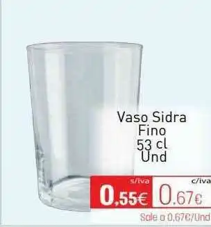 Cuevas Cash Vaso Sidra Fino oferta